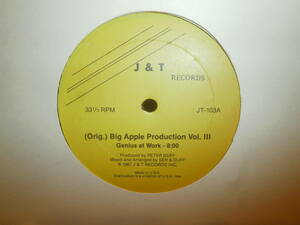 GENIUS AT WORK / BIG APPLE PRODUCTION VOL.3 /CUT-UP/定番ブレイク/BABE RUTH , THE MEXICAN//TROUBLE FUNK/DANNY KRIVIT/DJ KENSEI 