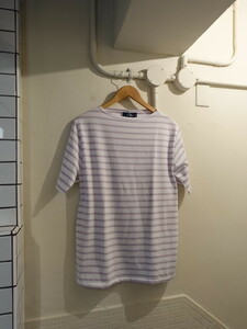 ◎セントジェームス　Tシャツ　ボートネック　薄紫　サイズT4　未使用