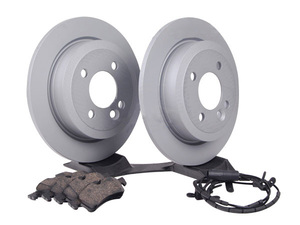 BMW MINI R50 R52 R53 front brake pad left right + pad sensor 1 pcs + brake rotor left right set 34116770332 34356778175