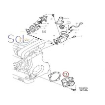 ボルボ C30 S40 V40 V50 S60 タイミングベルト テンショナープーリー アイドラプーリー ウォーターポンプ ドライブベルト 5点セット_画像3