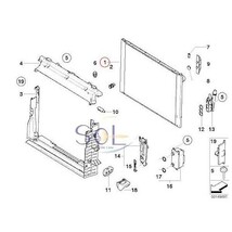 ラジエーター ラジエター E60 E61 545i E63 E64 645Ci E65 735i 745i 760i E66 745Li 760Li 17117585440 出荷締切18時_画像6