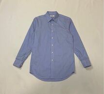 UNIQLO ユニクロ // 長袖 ストライプ柄 シャツ・ワイシャツ (ブルー系×白) サイズ S_画像1