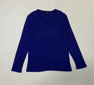 Crap/u クラップユー // 長袖 Tシャツ・カットソー (杢ブルー系) サイズ L