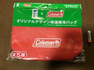 Coleman　コールマン×綾鷹◆オリジナル保冷バッグ　レッド