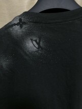 モノグラムスプレー加工モノグラムラバー最高傑作一瞬でルイヴィトンと分かるブラックモノグラムポケット半袖Tシャツ モノグラムシャツ_画像2