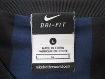 [即日発送] PIRELLI NIKE INTER DRY-FIT ピレリ ナイキ インテル ロゴ ユニフォーム 半袖 トップス サッカー 紺×黒 L 371_画像3