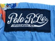 新品 POLORalphLauren ポロラルフローレン ポロベアー 寝間着 パジャマ ショートパンツ ビーチ 水色 495/ USサイズM_画像4