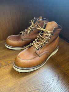 RED WING No.875 6インチ モックトゥブーツ オロイジナル サイズUS8.5E アメリカ製