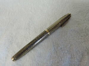 ビッグサイズ・中古品・美品・シェーファー万年筆・ペン先F・金14K 585 SHEAFFER USA 14K G.F.金属軸 