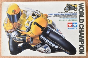 # valuable goods #1/1 2 knee * donkey -tsu Yamaha YZR500 [ motorcycle series No.26] display model Tamiya TAMIYA * box . pain equipped 