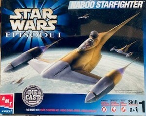 # valuable goods #Star Wars episode 1 L toru*na booster Fighter die-cast 1:48 Star Wars Episode I Naboo starfighter 1999 Amt