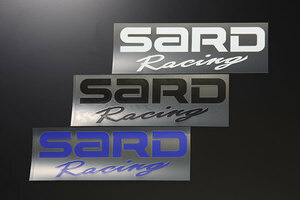 SARD サード RACING ステッカー NEW WHITE