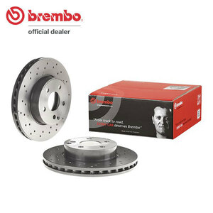 brembo ブレーキローター フロント用 ベンツ Cクラス ワゴン (S204) 204252 H20.4～H21.8 V6 C250 2.5L オプションSパッケージ