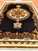 ペルシャ絨毯・最高級ハンド&マシン織り・ 世界最高密度150万ノット ・豪奢なクムデザイン 120cm×80cm ch46_画像2