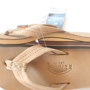 (L)アメリカ製レインボーサンダルRainbow Sandal Premier Leather Double LayerダブルレイヤーSierra BrownシエラブラウンUSAの画像4