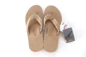 (L)アメリカ製レインボーサンダルRainbow Sandal Premier Leather Double LayerダブルレイヤーSierra BrownシエラブラウンUSA