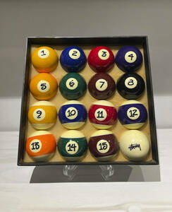 STUSSY BILLIARD BALLS 8 BALL Stussy бильярд 