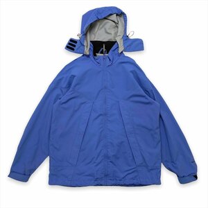 ウールリッチ ナイロンジャケット ブルー Woolrich 古着 レディース L マウンテンパーカー アウトドア クリーニング済み