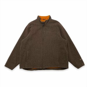 ウールリッチ ジャケット ブラウン Woolrich 古着 レディース XL 裏地フリース クリーニング済み