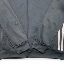 アディダス ジャージ グレー adidas 古着 メンズ M スポーツ チームロゴ クリーニング済み_画像3