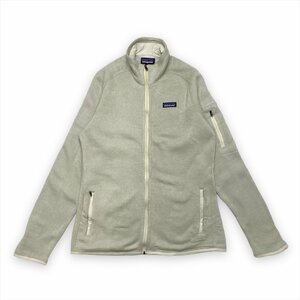 パタゴニア ジップ ジャケット オフホワイト patagonia 古着 レディース L アウトドア クリーニング済み