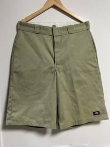 Dickies　ディッキーズ　ワークショートパンツ　42274　ルーズフィット　カーキ　36インチ