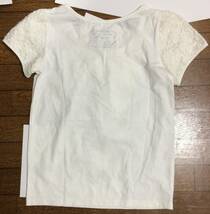 美品 半袖 白 うさぎ　レース sorridere しまむら M ゆったりめ　しっかりした生地　Tシャツ　トップス レディース_画像3