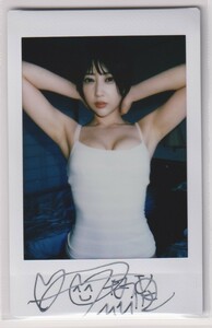 チェキ 夏目響 ( なつめひびき ) 直筆 サイン　Natsume Hibiki Autograph Cheki Photo AUTO 検索# 写真 JUICY HONEY ジューシーハニー