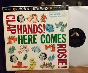 【LP・USオリジナルプレス・美盤】CLAP HANDS !　HERE　COMES ROSIE！　ROSEMARY CLOONEY /クラップ・ハンズ！ヒア・カムズ・ロージー ！