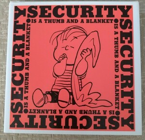 スヌーピー洋書 絵本「SECURITY IS A THUMB AND A BLANKET 」SNOOPY スヌーピーの安心は親指と毛布