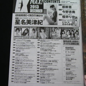 ◆EX MAX! 2013/12◆星名美津紀,原幹恵,今野杏南,櫻井りか,女子アナ究極マル秘名鑑の画像2