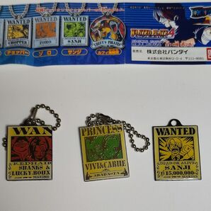 WANTED PLATE メタルチャーム ONEPIECE 3点セット
