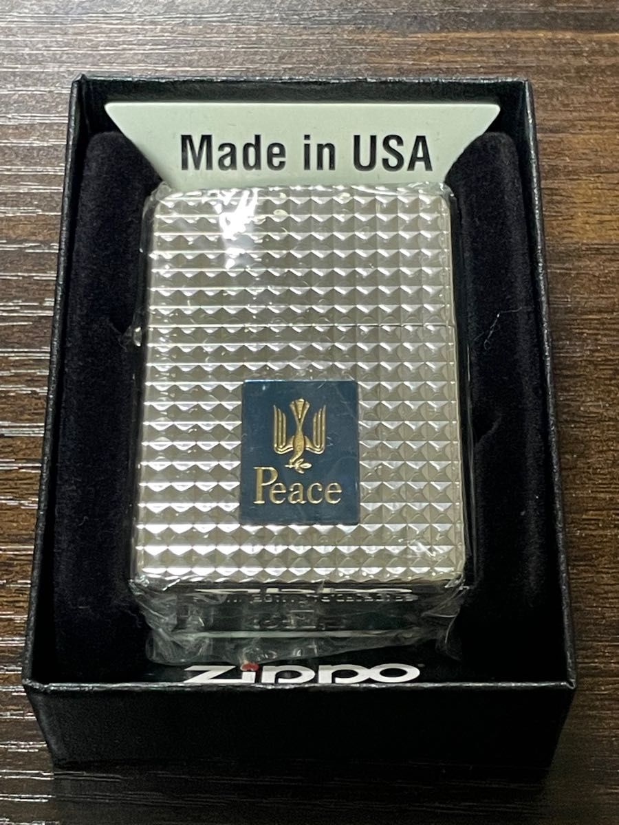 zippo ピース ブルーチタン 限定品 希少モデル 2020年製 ② Peace