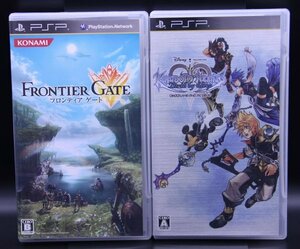 PSP FRONTIER GATE/KINGDOM HEARTS Birth by Sleep 2本セット【送料無料・追跡付き発送】