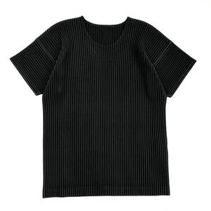 HOMME PLISSE ISSEY MIYAKE オムプリッセ イッセイミヤケ プリーツ クルーネック カットソー 半袖 HP55JK020 サイズ2