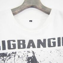 ビッグバン BIGBANG10 THE CONCERT:0.TO.10 FINAL ライブツアーTシャツ*ロングスリーブTシャツ*ロンT(M)ホワイト_画像2