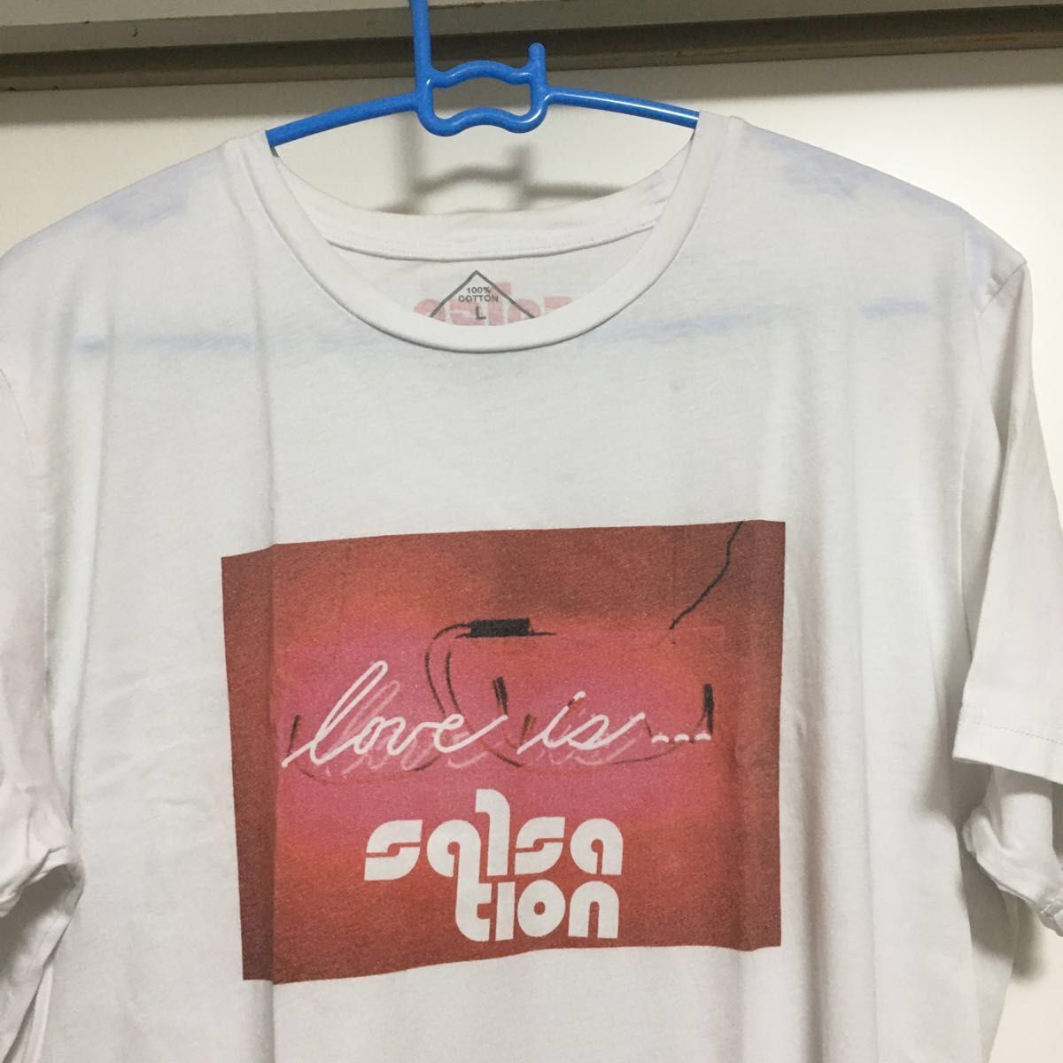 salsation サルセーション ワイドネックTシャツ ダークグレー Lサイズ