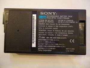 SONY ソニー バッテリーパック RECHARGEABLE BATTERY PACK PCGA-BP1N 14.8V 1700mAh 動作未確認 ジャンク品