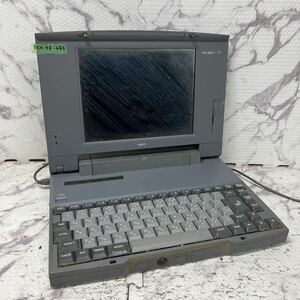 PCN98-483 super-discount PC98 notebook NEC PC-9821Ne electrification un- possible Junk 