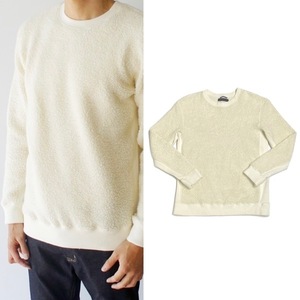 一度着2万弱 ジュンハシモト CREW NECK KNIT　モコモコ ニット　junhashimoto　　　　　AKM 1piu1uguale3