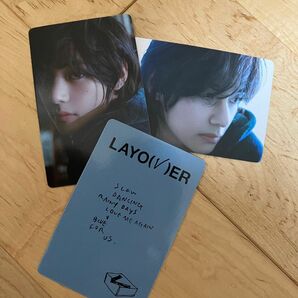 テテ　V テヒョン　 BTS 防弾少年団 トレカ　layover ロングヘア　UP 2枚セット　solo ソロ