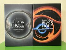 BE@RBRICK BLACK HOLE 100% & 400% 2種セット 未使用 ブラックホール　ベアブリック Doubly Warped BLACK HOLE メディコムトイ NASA_画像1