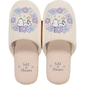  Snoopy flower fully slippers blue free size SNOOPY