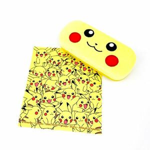  Pocket Monster glasses case Pikachu small articles yellow 