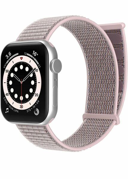 Apple Watch ナイロンバンド　ピンク42/44/45/49mmアップルウォッチベルト　夏通気性　全シリーズ対応　柔らか