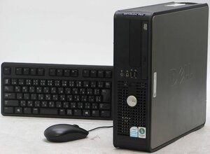 DELL Optiplex 760-E1400SF ■ Celeron-M1400/DVDROM/DisplayPort/希少OS/動作確認済/WindowsXP デスクトップ