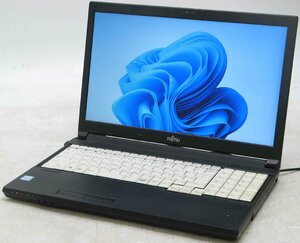 ★ 新品SSD256GB搭載 Windows11 ★ 富士通 Lifebook A576/R FMVA2000H ■ i3-6100U/DVDマルチ/無線/第6世代/最新OS搭載 ノートパソコン #20