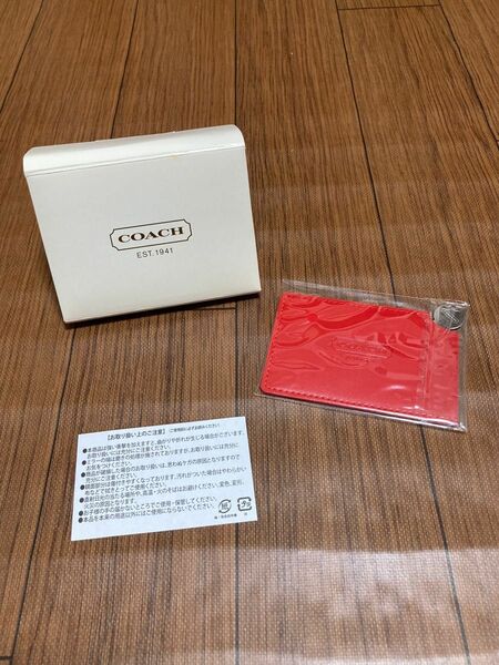 COACH コーチ カードミラー 新品、未使用