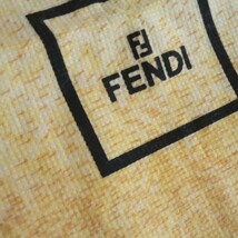 フェンディ 34×33 バッグ用保存袋 巾着袋 収納袋 保管袋 正規品 FENDI イエロー_画像2