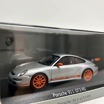 Porsche ディーラー特注 PMA 1/43 ポルシェ 911 GT3RS Silver MINICHAMPS ミニチャンプス 997 限定車 ミニカー モデルカー_画像1